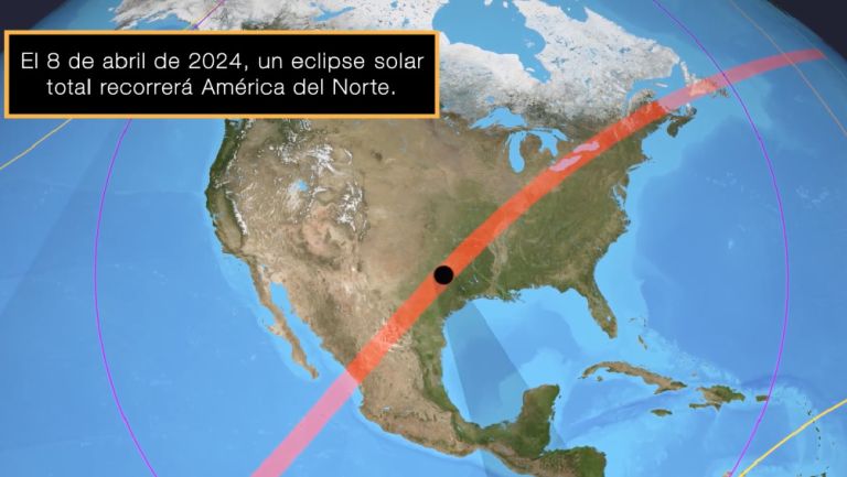 ECLIPSE SOLAR 2024: ¿EN QUÉ CIUDADES DE MÉXICO Y PAÍSES SE PODRÁ VER ESTE 8 DE ABRIL?